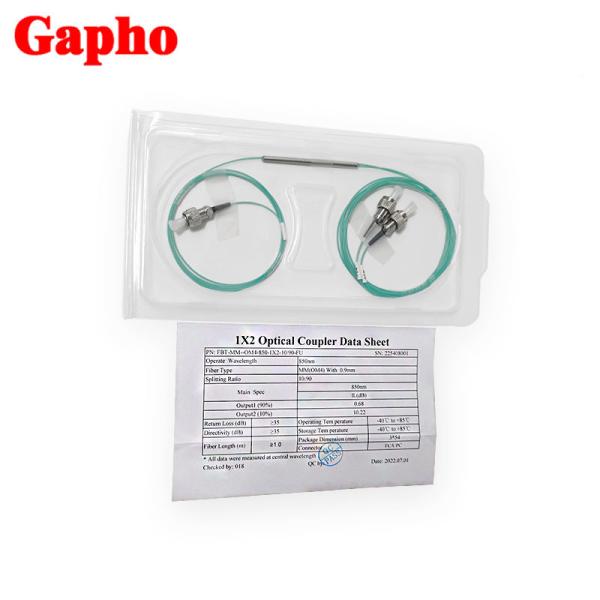 1x4 1x8 Module optical fiber coupler Specify Fiber Length High Extinction Ratio