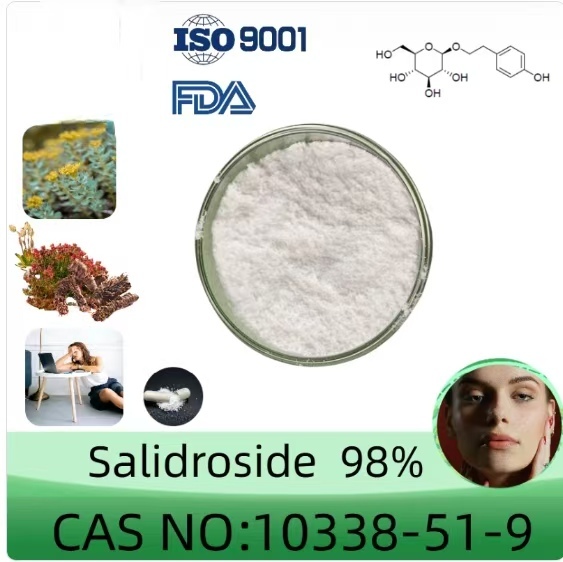 Salidroside White Crystal Powder CAS 10338-51-9 Dietary Supplement 98% Purity
