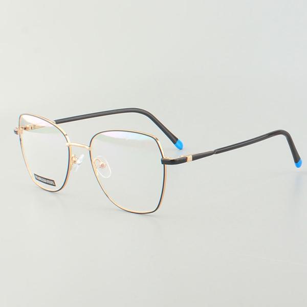 Polygon Eyewear Stainless Steel Metal Optical Frame for Women