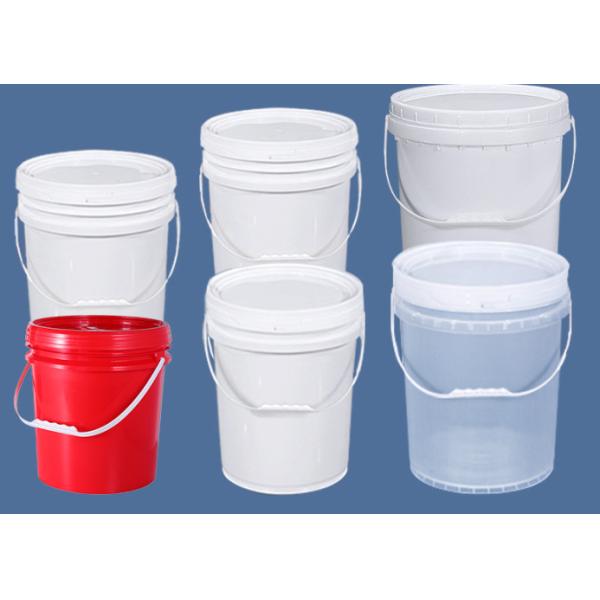 Round Plastic Container for Item Storage