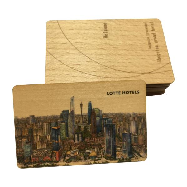 Tarjeta de habitación de hotel ecológica Toque para desbloquear la tarjeta clave de hotel RFID