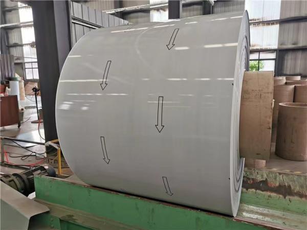 Alloy 3003 24 Gauge X 48 White Color Coating Aluminum Coil Prepainted Aluminum Sheet For Grille Ceilling Producing