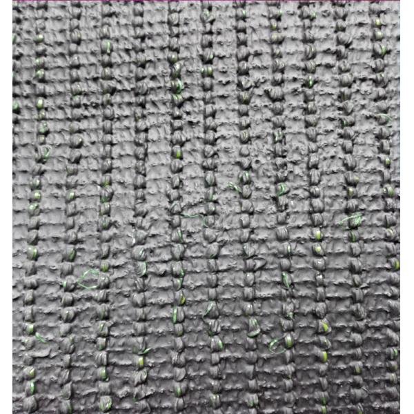 Green Artificial Grass Yarn / Synthetic Garden Balcony Lawn 14s Every 10cm