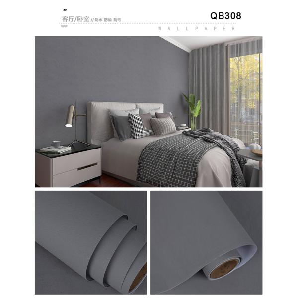 Papel de pared de tela azul rosa Papel de pared de tela impermeable para pared