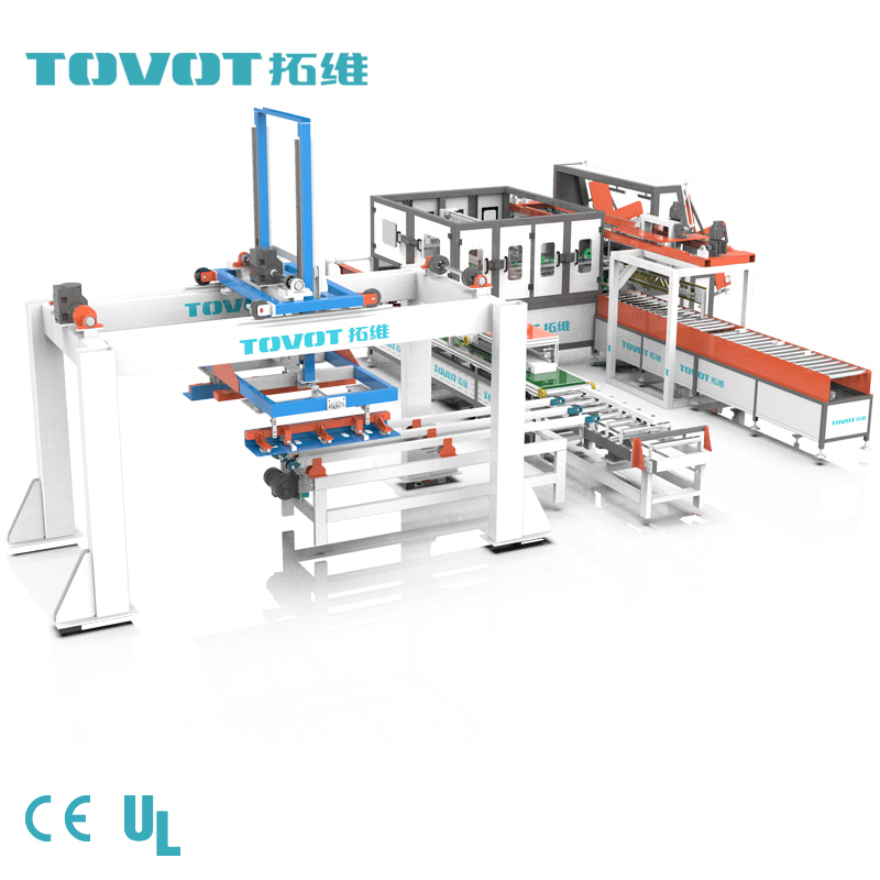 PLC Control Automatic Packaging Machine Easy Operation For End Of Line Carton Packing Systems