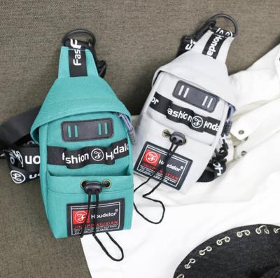 Artistic trend ribbon chest bag, Japanese and Korean personality creative shoulder bag