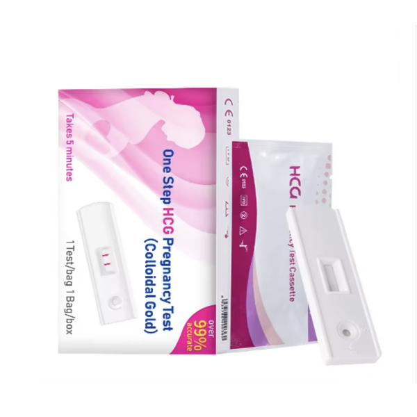 Tarjeta de prueba de embarazo HCG para consumibles de dispositivos médicos domésticos ODM 3 mm 4 mm