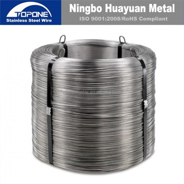 RosH Certified 1.2mm 304 Stainless Steel Spring Wire with Bright Coating and Soap-coated Finish