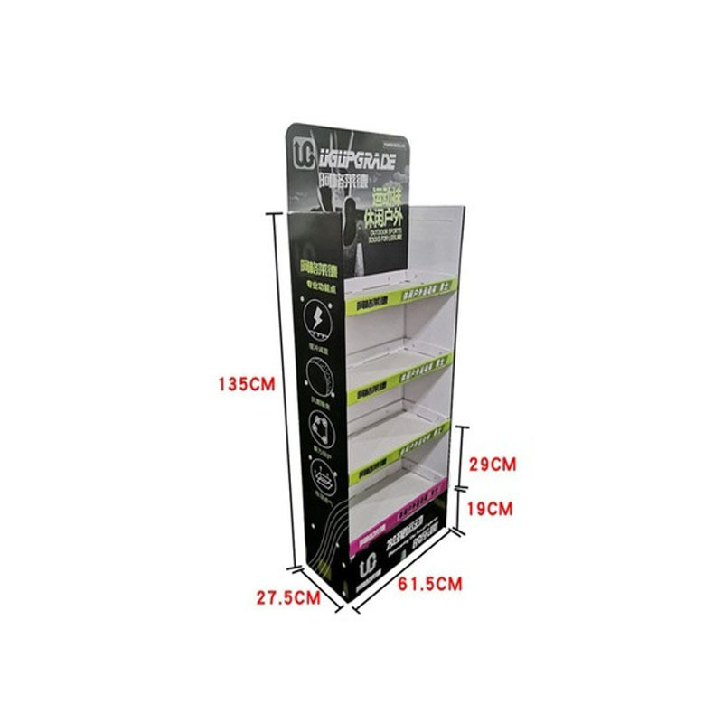 Eco-friendly Custom Logo Outdoor Advertising Rack for Toy Cardboard Standee Promotion