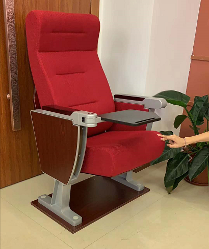 Cushion Folding Theater Seats With Strong Aluminum Feet / Audience Seating Chairs