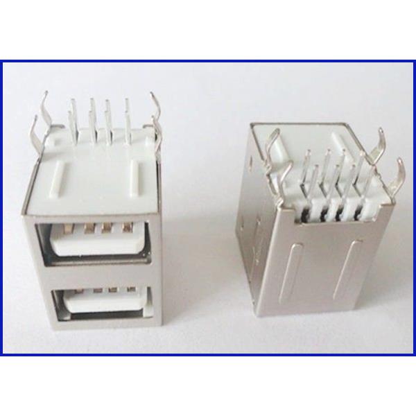 Double USB Connector Rightangle