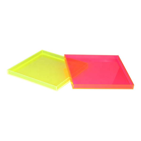 Plexiglass Acrylic Tray Display Clear Case Dessert Cake Box Custom Eco - Friendly