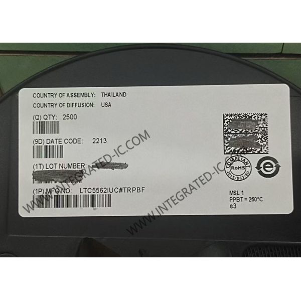 Módulo de comunicación inalámbrica LTC5562IUC mezclador activo de banda ancha de 7 GHz de baja potencia