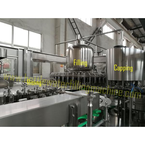 Drinking Water Production Plant , Water Bottle Filling Machine 40 Heads