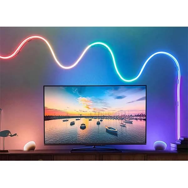 5M полный цвет RGB Led Neon Гибкий Силиконовый Окружающий Световой Стрип Умный DIY Цифровой Беговой Стрип Световой Набор TUYA APP