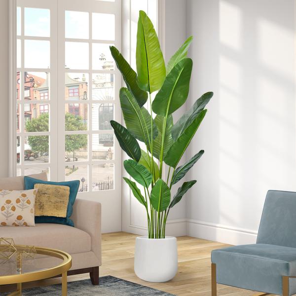 Artificial Bird of Paradise Plant Indoor - Wholesale Realistic Fake Palm Trees Manufacturer Direct