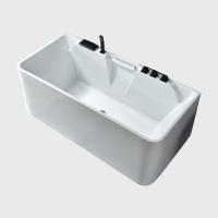 Temporain 1600 mm Retour à la paroi salle de bain de freestanding baignoires en acrylique OEM