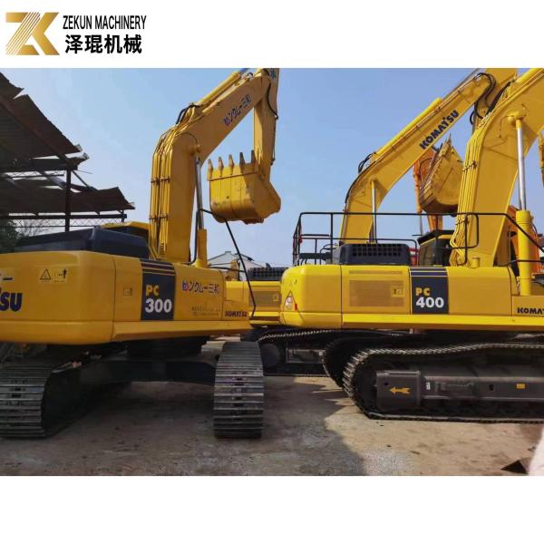 Excavadora usada Komatsu PC400-7 do Japão Engenharia original Máquinas de construção