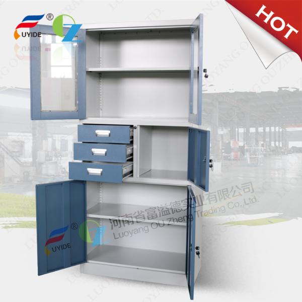 China steel office furniture metal cupboard FYD-W020,H1850XW900XD400mm,Two color
