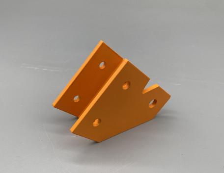 Lightweight And Durable Solar Panel Aluminium Profile Black Orange Customized Length