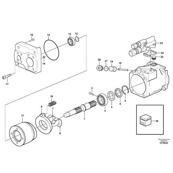VOE 11709919 VOE 15043827 15011528 Control Valve Valve Block For Volvo Mining Machinery Twist Card Aftermarket Parts