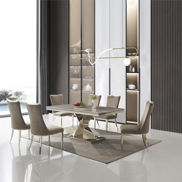 Kitchen Fabric Upholstered Dining Chair Abrasion Resistant Durable