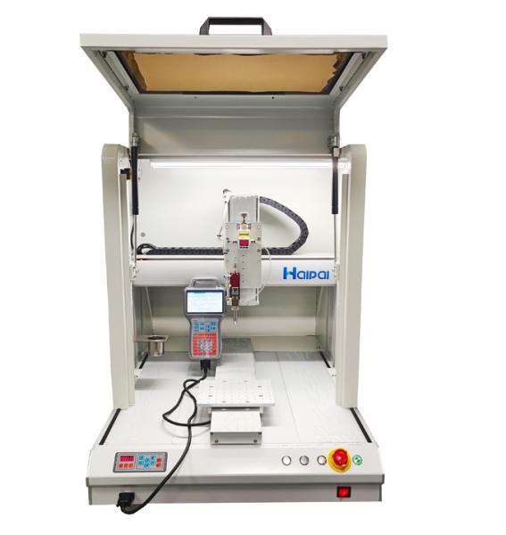 Single Y Axis Worktable Desktop Auto Coater Machine With 435×430mm Coating Area