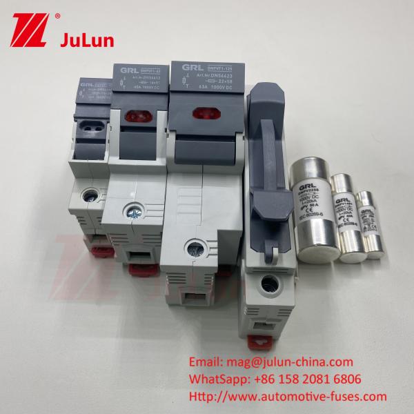 AC RT18-32X Хранитель предохранителя Фьюзиблы Базовая коробка 10x38MM 500V Керамический быстрый удар RO15 RT18 DIN Rail Moun