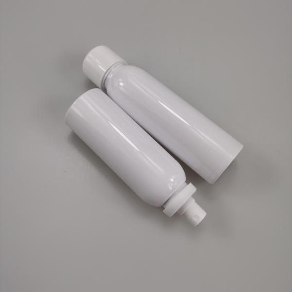 PET Collar 100ml 120ml 150ml 180ml 200ml White Sunscreen Spray Bottle for Toner