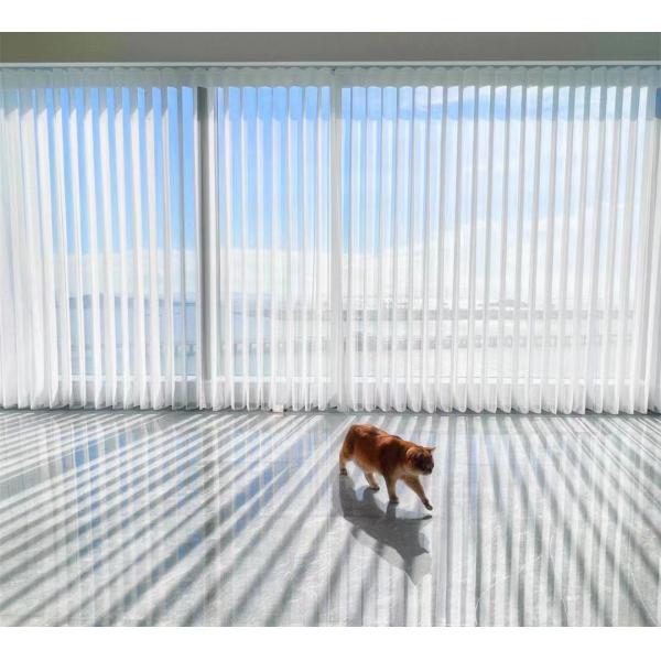 Luxury Manual Window Vertical Blinds 89mm 127mm Size For Hotel Conference
