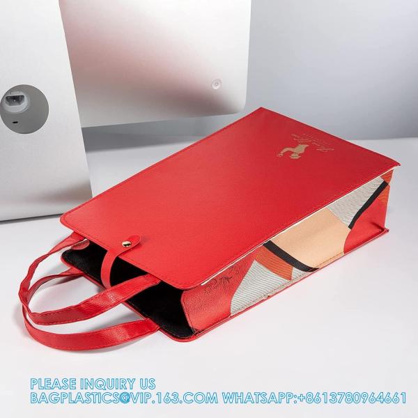 Wine Carrier Tote Bag, 2 Bottles Leather Wine Gift Bag, Reusable Champagne Bottle Bag For Wine Lover Gift Party Picnic