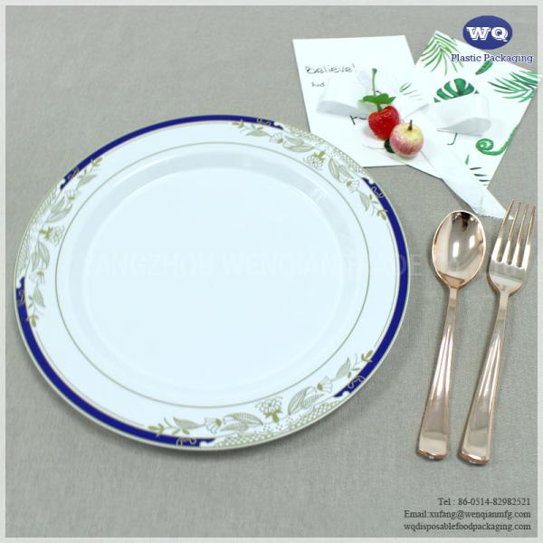 7.5 Inch/10 Inch Disposable Plastic Dinner Plate,High Heat Resistant Wholesale Plate,Round Plate For Dinner