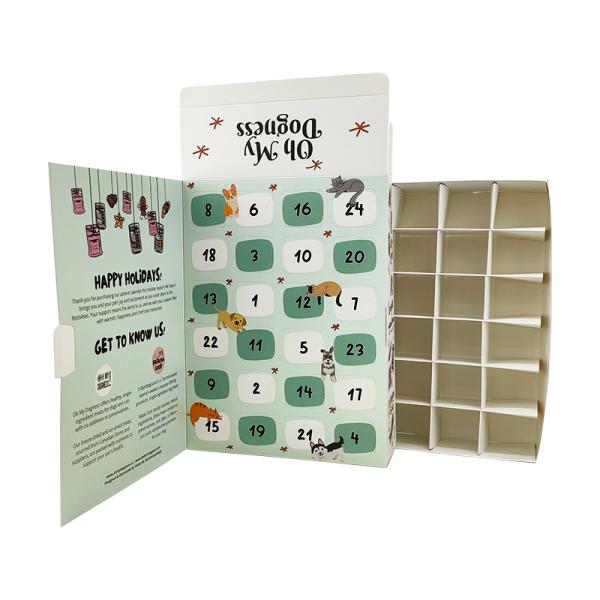 カスタマイズされたクリスマス24日カウントダウンサプライズギフトブラインドボックス