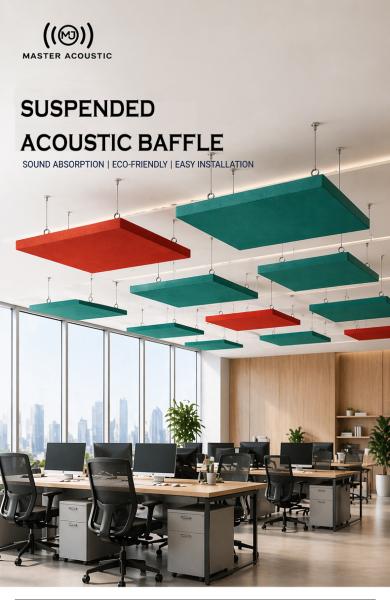 Teak Perforated Acoustic Panels Sound Absorbing Wooden Board for Office Reception