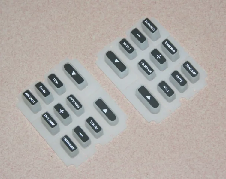 High Reliability Silicone Rubber Button Keypad