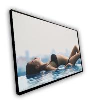 Signage infrarouge fixé au mur d'écran tactile pour la publicité 65 pouces