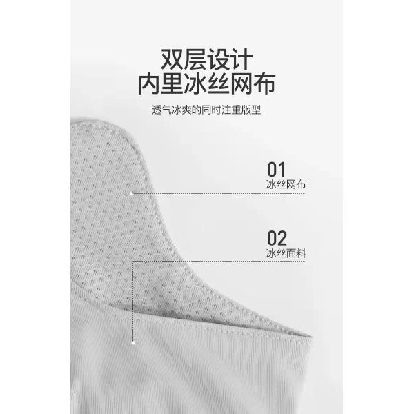 ЛЕТНЫЙ БУРС ОЧЕНЬ ПРОТЕКЦИЯ УГЛЕДЕНИЕ ЛЕДОВОГО Шелка солнцезащитная маска Женская солнцезащитная маска Женская УФ-защитная маска тонкая тень