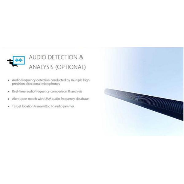 Low Altitude Drone Jammer FPV Blocker with Radar Detecting and Eo Camera Identify up to 2km