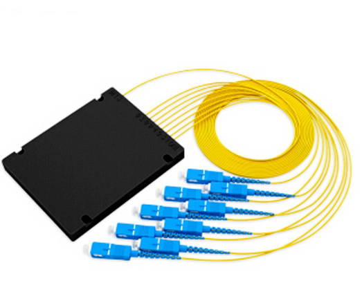 1X8 ABS Coupler Fiber Optic Plc Splitter 2.0mm Cable SC APC PC UPC Connector