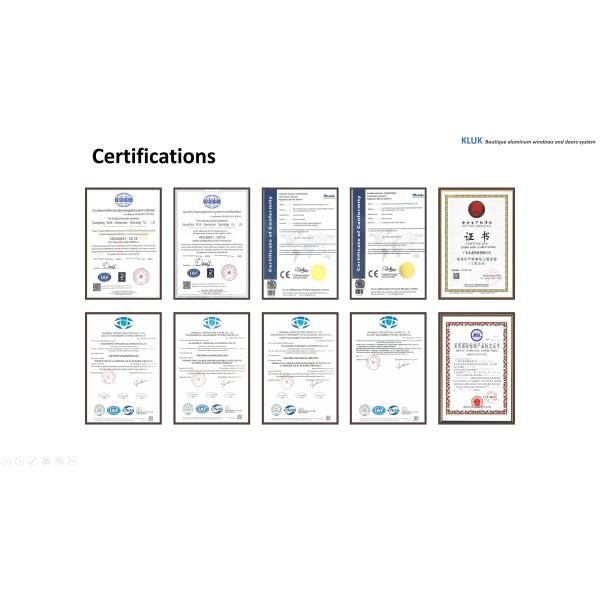 Bulletproof White Aluminum Sliding Doors Standing Impact Glass Prefabricated