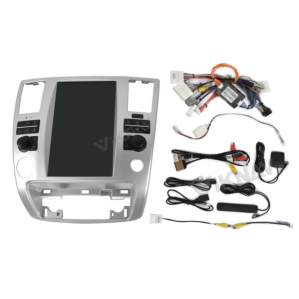 Viknav Android Авто сенсорный экран Автомобильное радио 12,1 дюйма Для Nissan Armada 2009-2010 GPS навигационный головной блок Видеоплеер