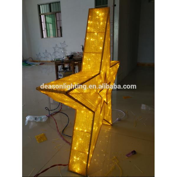 Customize commercial 3ft 4ft 5ft 6ft 8ft shopping mall large hanging LED christams star