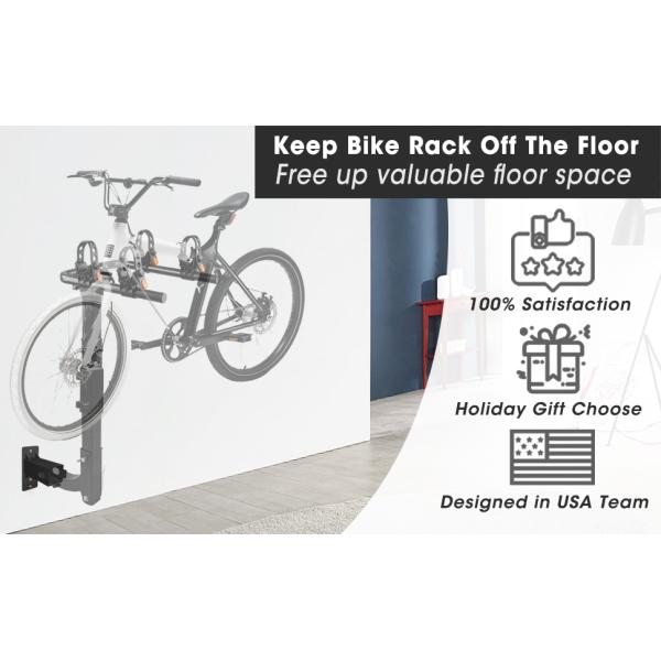 Accrochage monté à vélo support suspendu Garage organisateur facile à charger Trailer accrochage récepteur de stockage