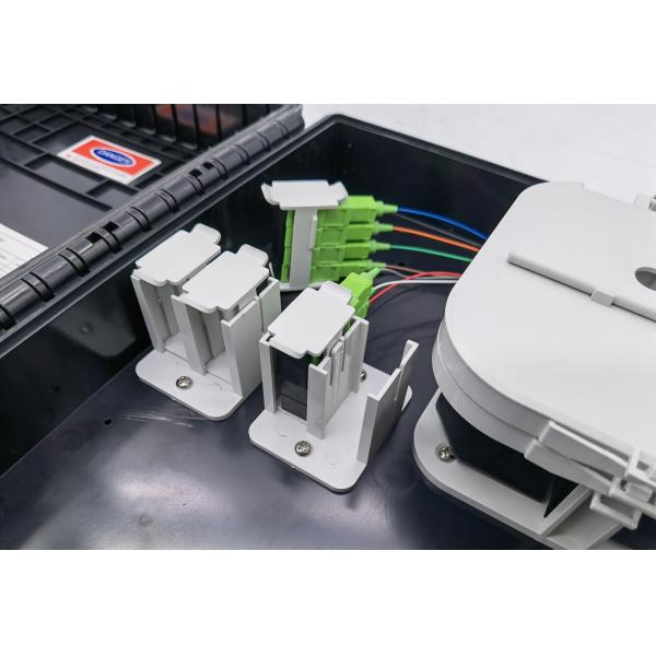Outdoor Optical Splitter Box 3in 16out  With LGX Module  For 2x3mm Flat Drop Cable Outlets PC ABS Material