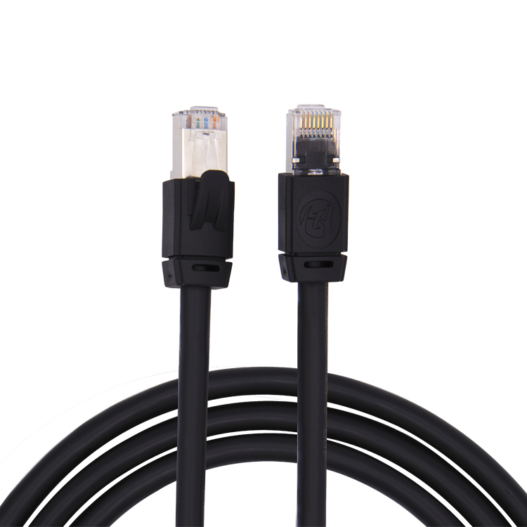 Pure copper sftp cat8 high speed cable ethernet cat8 ethernet cable 1000ft 40gbps 2000mhz cat8 cable