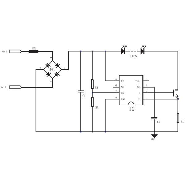 F7110 SOP-8 Package High Power Constant Power Linear LED Driver ODM Solutions For LED Lamps