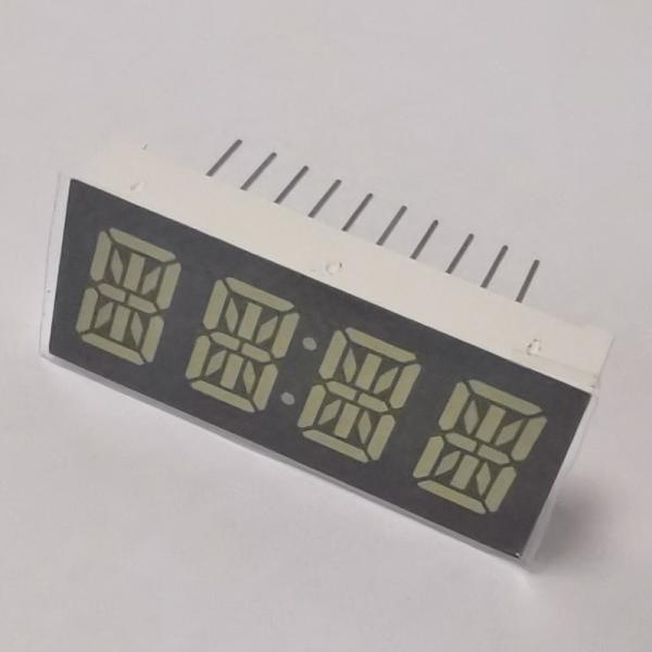 Custom Ultra White 4 Digit 10.2mm 14 Segment LED Display common anode for home appliances