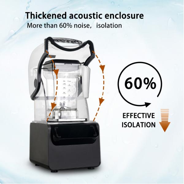 2L Capacity Programmable Electric Smoothie Blender and Juicer Blender for Cafetera