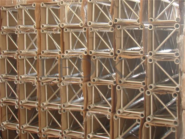 Indoor Outdoor Events Light Truss 387mm Silver Square Spigot Truss