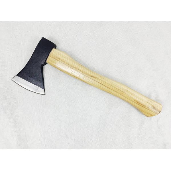 600G Size Natural color Hickory Handle Forged Carbon Steel Axe For Axe Throwing Camping And Outdoor Activities
